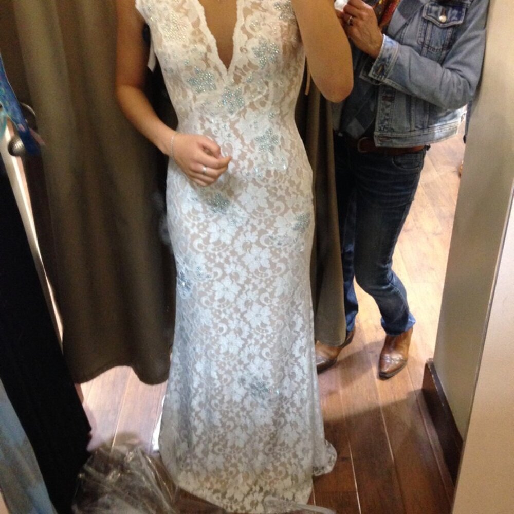Jovani Lace Formal Dress - Picture 2 of 10